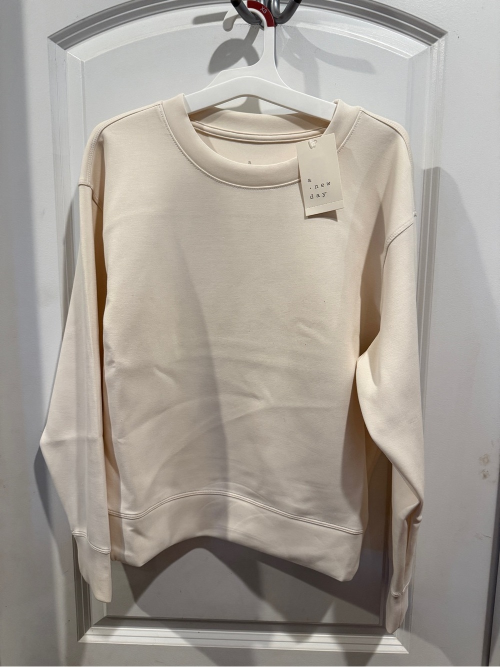 a new day Cream Crewneck Sweatshirt - Women's